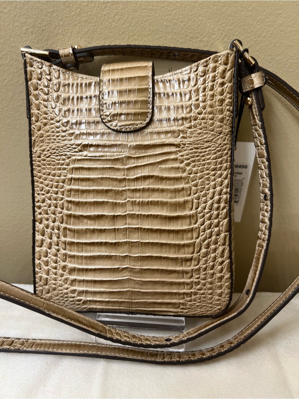 Brahmin Croc-Embossed Crossbody NWT - Picture 6 of 15